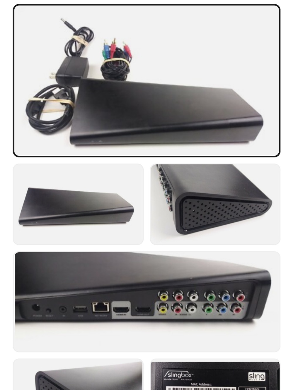 Slingbox TV Streaming Adapter in Black